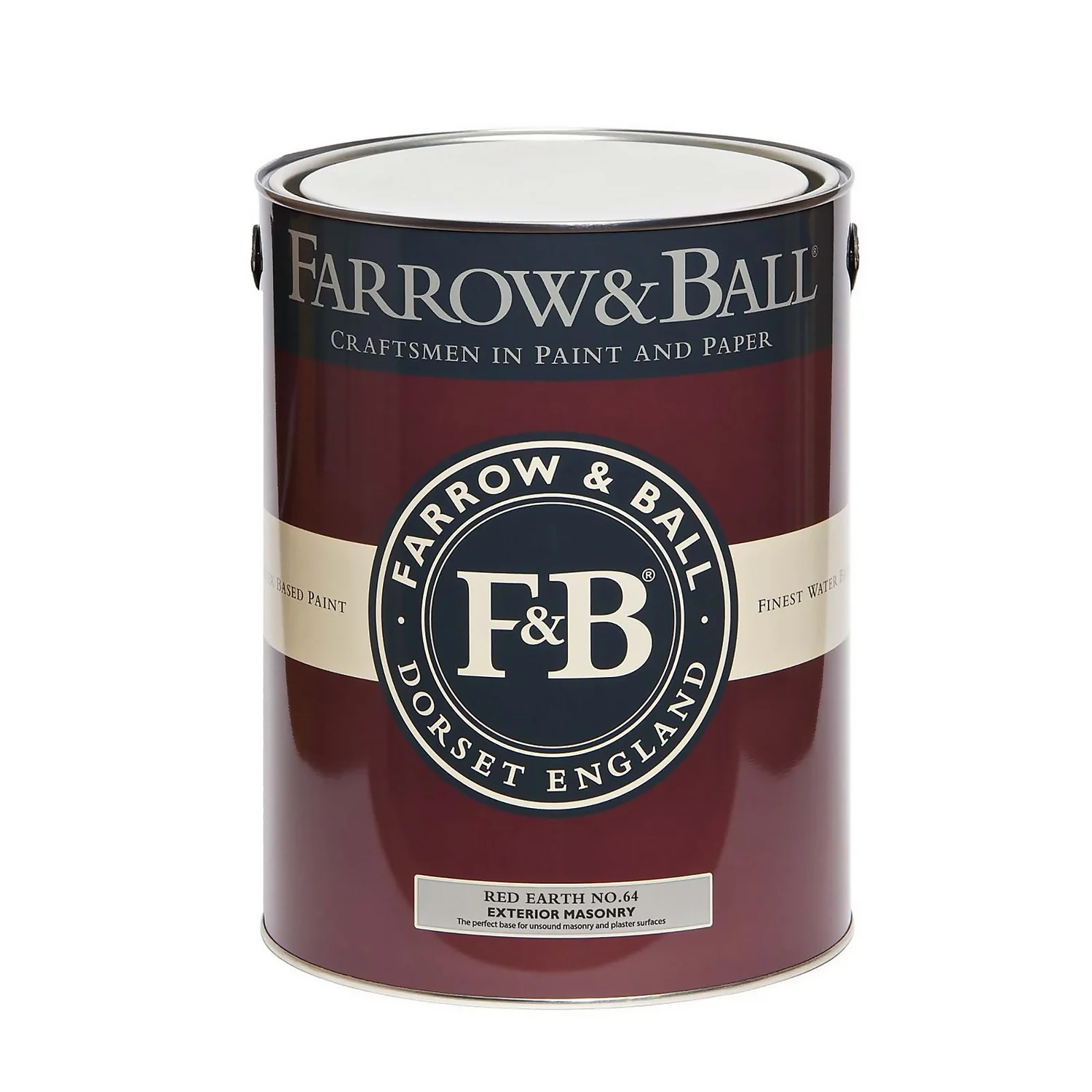 Farrow & Ball Exterior Masonry Paint Red Earth - 5L 3 Farrow & Ball Exterior Masonry Paint Red Earth - 5L - Image 3