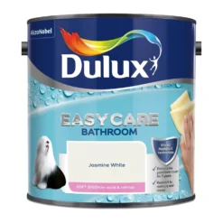 Dulux Easycare Bathroom Jasmine White - Soft Sheen Paint - 2.5L -Sandtex Shop 12806257 7294832955605325
