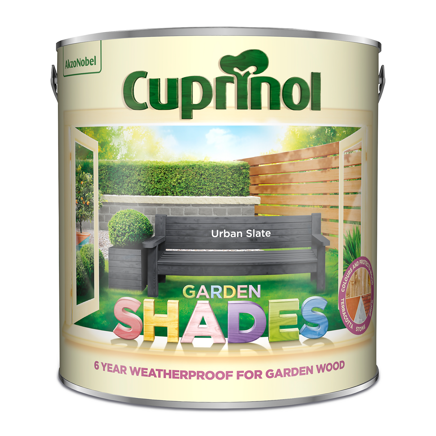 Cuprinol Garden Shades Urban Slate - 2.5L 3 Cuprinol Garden Shades Urban Slate - 2.5L - Image 3