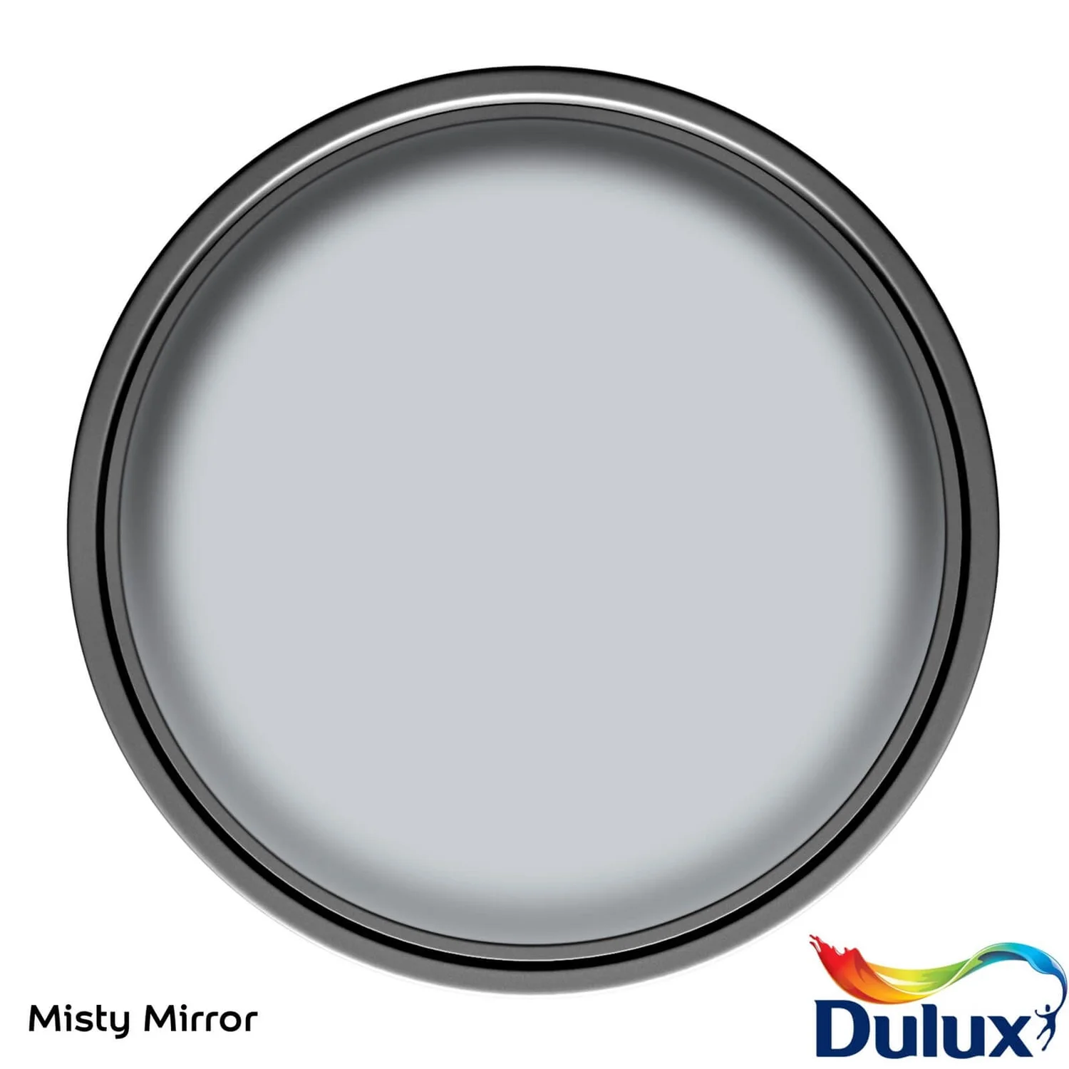 Dulux Easycare Bathroom Misty Mirror - Soft Sheen Emulsion Paint - 2.5L 3 Dulux Easycare Bathroom Misty Mirror - Soft Sheen Emulsion Paint - 2.5L - Image 3