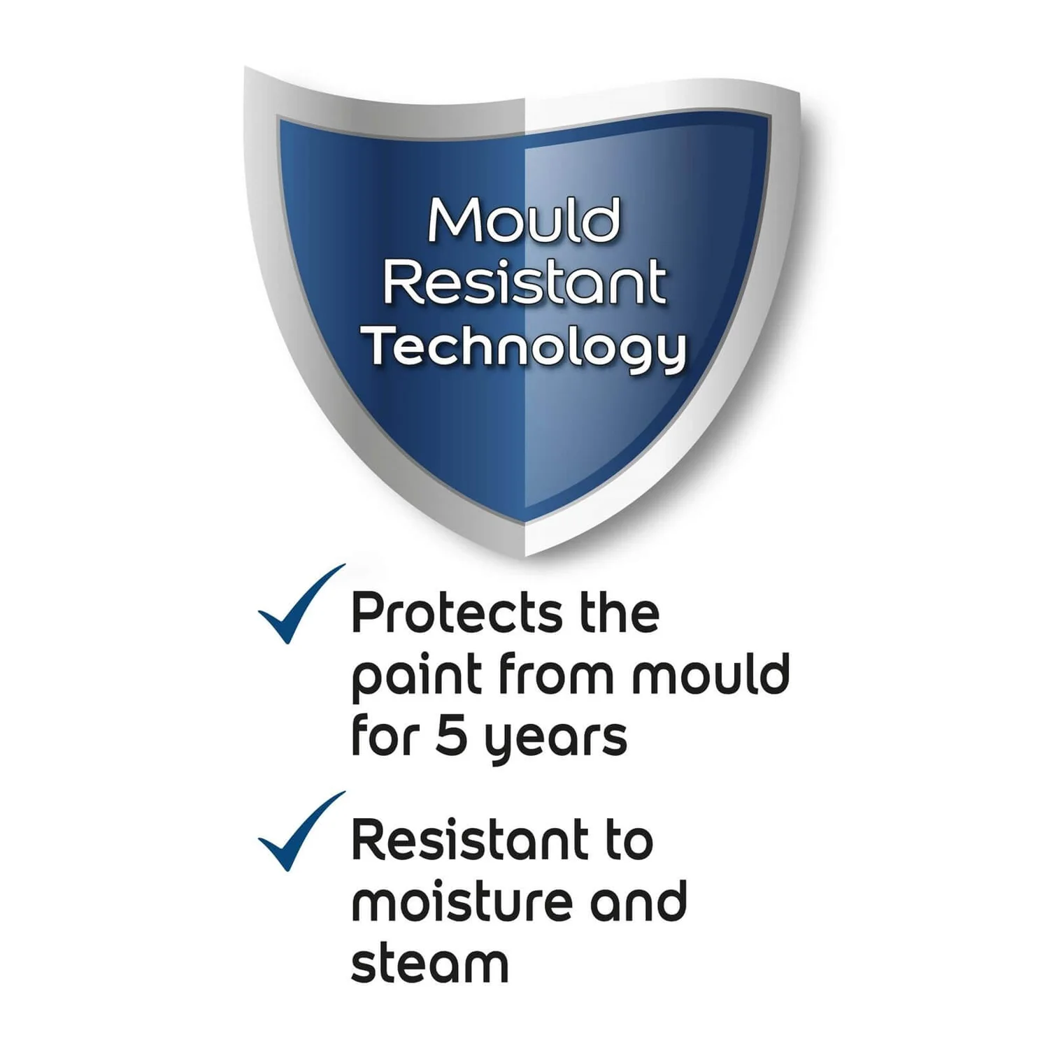 Dulux Easycare Bathroom Misty Mirror - Soft Sheen Emulsion Paint - 2.5L 5 Dulux Easycare Bathroom Misty Mirror - Soft Sheen Emulsion Paint - 2.5L - Image 5