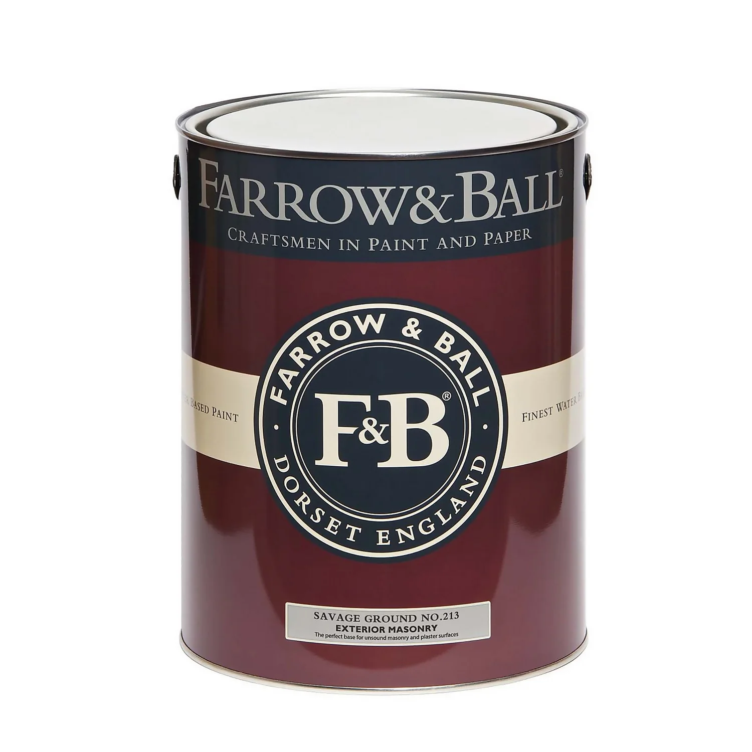 Farrow & Ball Exterior Masonry Paint Savage Ground - 5L 3 Farrow & Ball Exterior Masonry Paint Savage Ground - 5L - Image 3