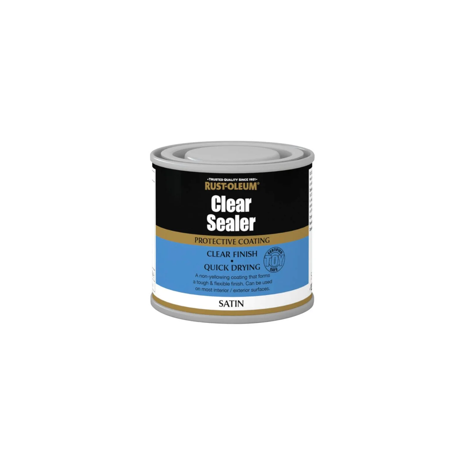 Rust-Oleum Clear Satin Sealer - 125ml 1 Rust-Oleum Clear Satin Sealer - 125ml