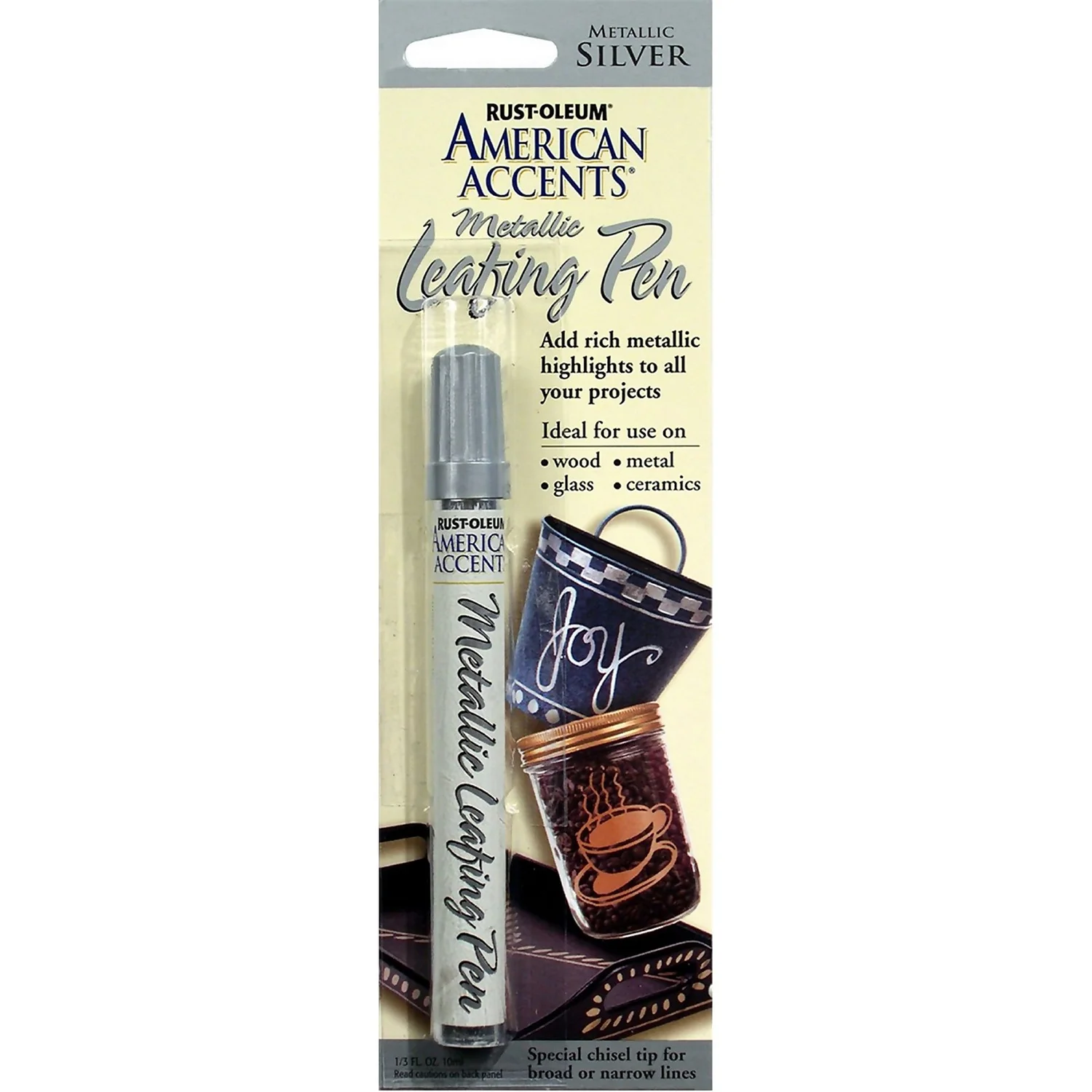 Rust-Oleum Metallic Leafing Paint Pen - Silver 1 Rust-Oleum Metallic Leafing Paint Pen - Silver
