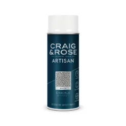 Sandtex Shop 47 Craig & Rose Artisan Crackle Effect Spray Paint - White - 400ml