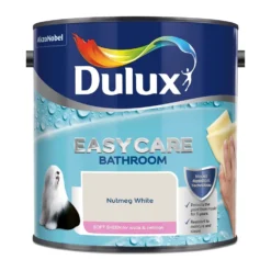 Dulux Easycare Bathroom Nutmeg White Soft Sheen Paint - 2.5L -Sandtex Shop 12819363 8764833221427921