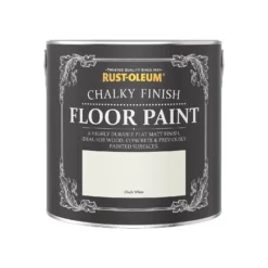 Rust-Oleum Chalky Floor Paint Chalk White - 2.5L -Sandtex Shop 12819785 1664940725472415