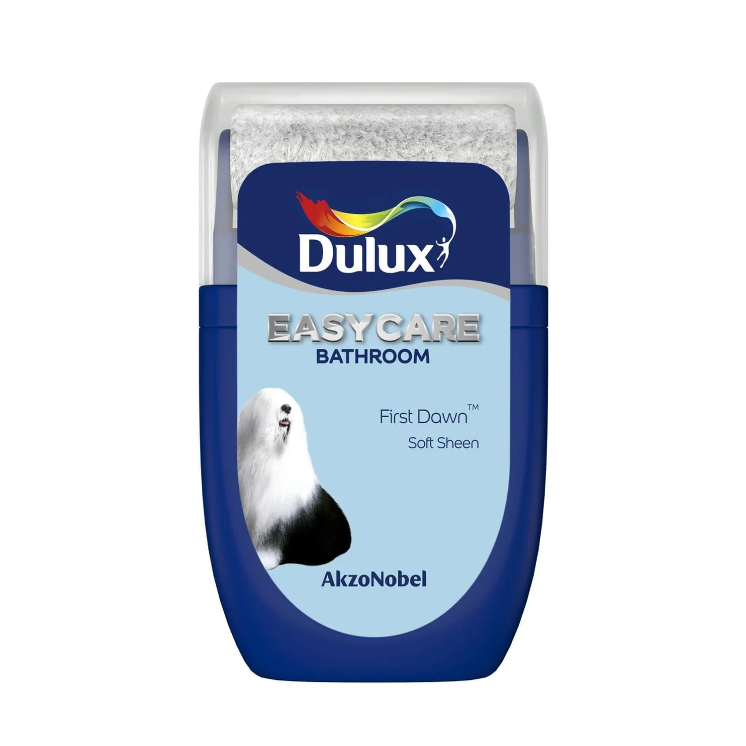 Dulux Easycare Bathroom First Dawn Blue Tester Paint - 30ml 1 Dulux Easycare Bathroom First Dawn Blue Tester Paint - 30ml