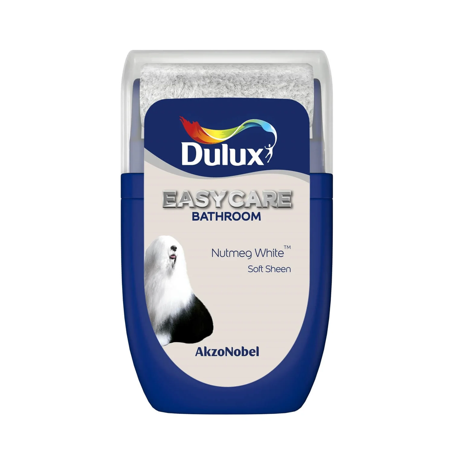 Dulux Easycare Bathroom Nutmeg White Tester Paint - 30ml 1 Dulux Easycare Bathroom Nutmeg White Tester Paint - 30ml