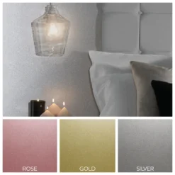 Rust-Oleum Medium Shimmer Rose Glitter - 250ml -Sandtex Shop 12822323 1414833215812401