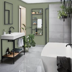 Homebase Bathroom Mid Sheen Paint - Chinese Evergreen 2.5L -Sandtex Shop 12832550 2024832985548094