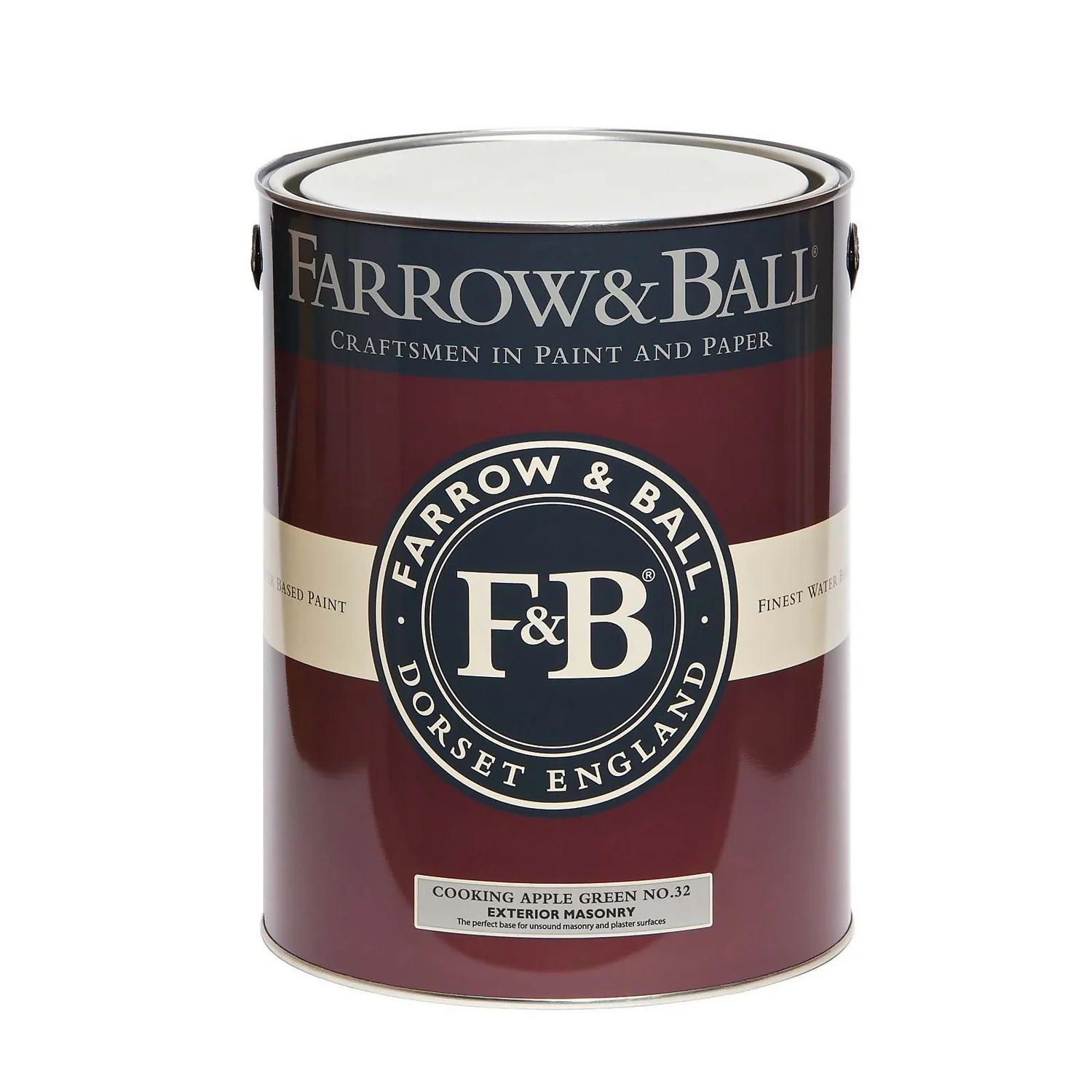 Farrow & Ball Exterior Masonry Cooking Apple Green - 5L 3 Farrow & Ball Exterior Masonry Cooking Apple Green - 5L - Image 3