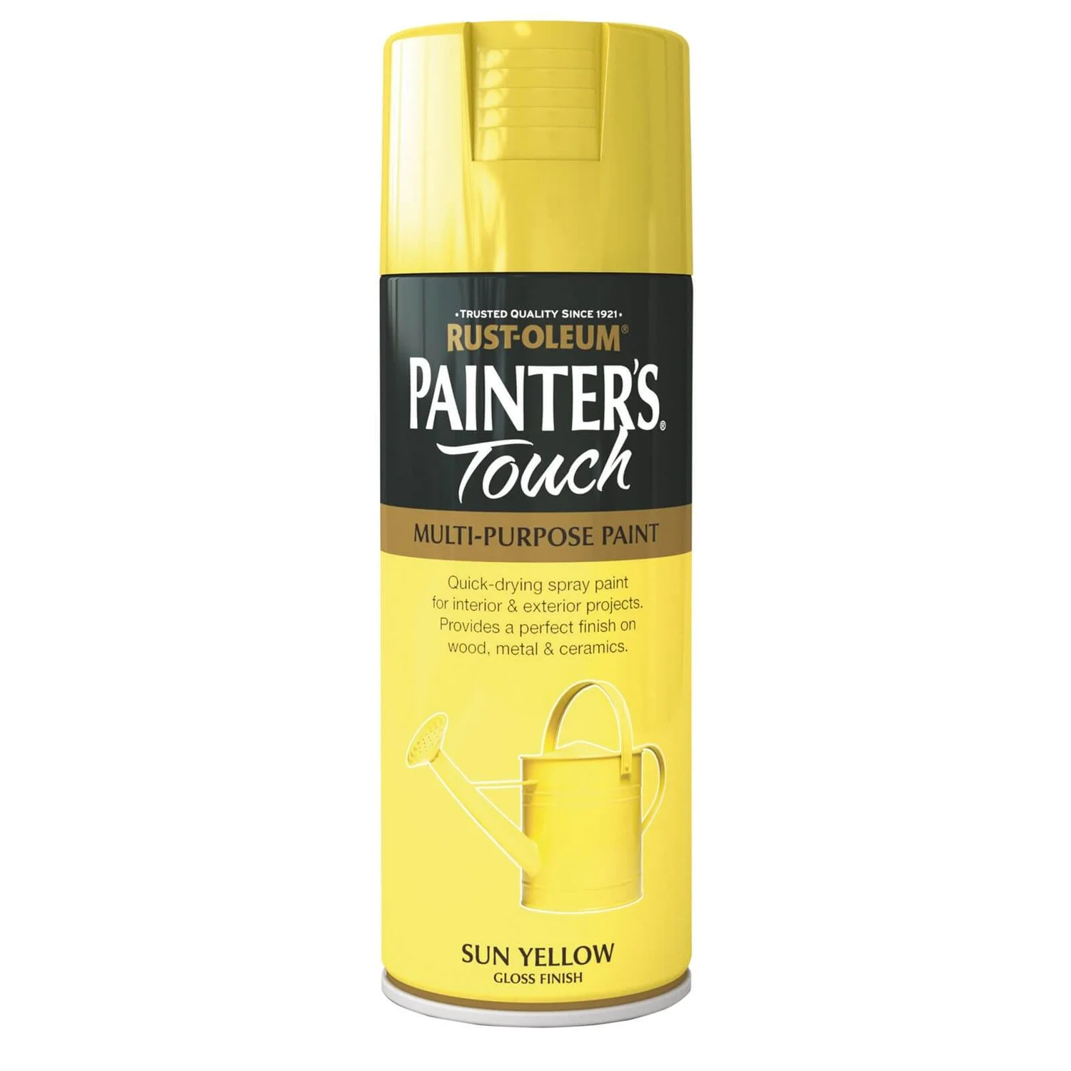 Rust-Oleum Gloss Spray Paint - Sun Yellow - 400ml 1 Rust-Oleum Gloss Spray Paint - Sun Yellow - 400ml
