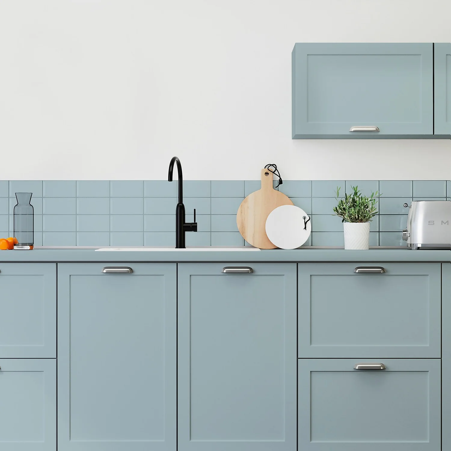 Maison Deco Refresh Kitchen Cupboards, Worktops & Splashbacks Paint Glacier Blue - 750ml 3 Maison Deco Refresh Kitchen Cupboards, Worktops & Splashbacks Paint Glacier Blue - 750ml - Image 3