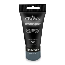 Crown Easyclean Bathroom Paint Aftershow - 40ml -Sandtex Shop 12886543 1254853989599753