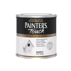 Rust-Oleum Painters Touch White Paint Matt - 250ml 9 Rust-Oleum Painters Touch White Paint Matt - 250ml -Sandtex Shop 14606441 1605053507137531