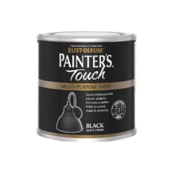 Rust-Oleum Painters Touch Matt Paint Black - 250ml 9 Rust-Oleum Painters Touch Matt Paint Black - 250ml -Sandtex Shop 14606448 1175053507713852